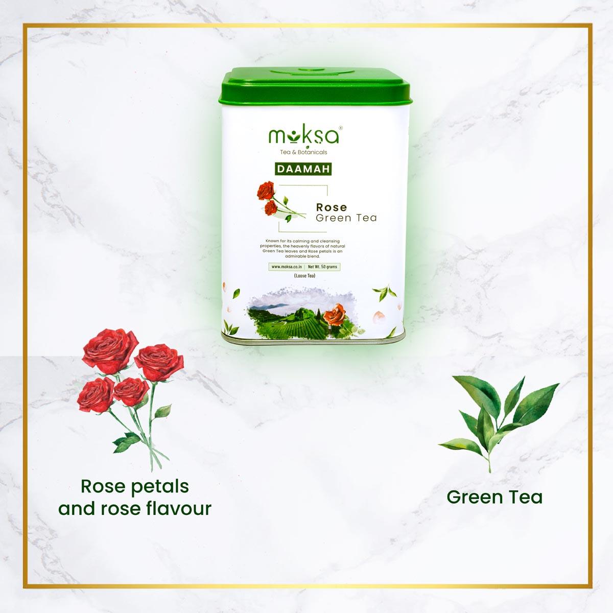 Pure Rose Green Tea - MoksaExpectMiracles