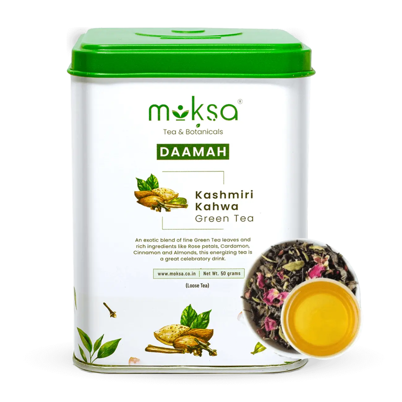 Kashmiri Kahwa Loose Green Tea